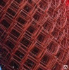 Сетка рабица (полимерная, красная) 35х35х2,2 (15м2)