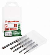 Набор сверл Hammer No16 hex (5шт.) 4-8мм 202-916