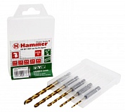 Набор сверл Hammer No15 hex (5шт.) 2-6мм 202-915