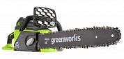 Пила цепная аккумуляторная Greenworks Gd40cs40k4 (20077ub) 1акк 40В 4Ач + ЗУ 20077UB