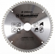 Диск пильный твердосплавный Hammer 200х30/20мм 64 зуб. 205-210